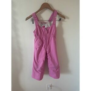 Obermeyer Pink Ski Snow Bib Overalls Toddler Girls Size 3 Snowsuit